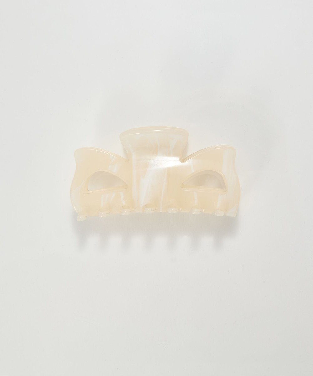 Phoebe <オンワード限定セット>【痛くないシリーズ】マーブルカラーバンスクリップ×ラインストーンパールフロートライトフィットイヤリング 