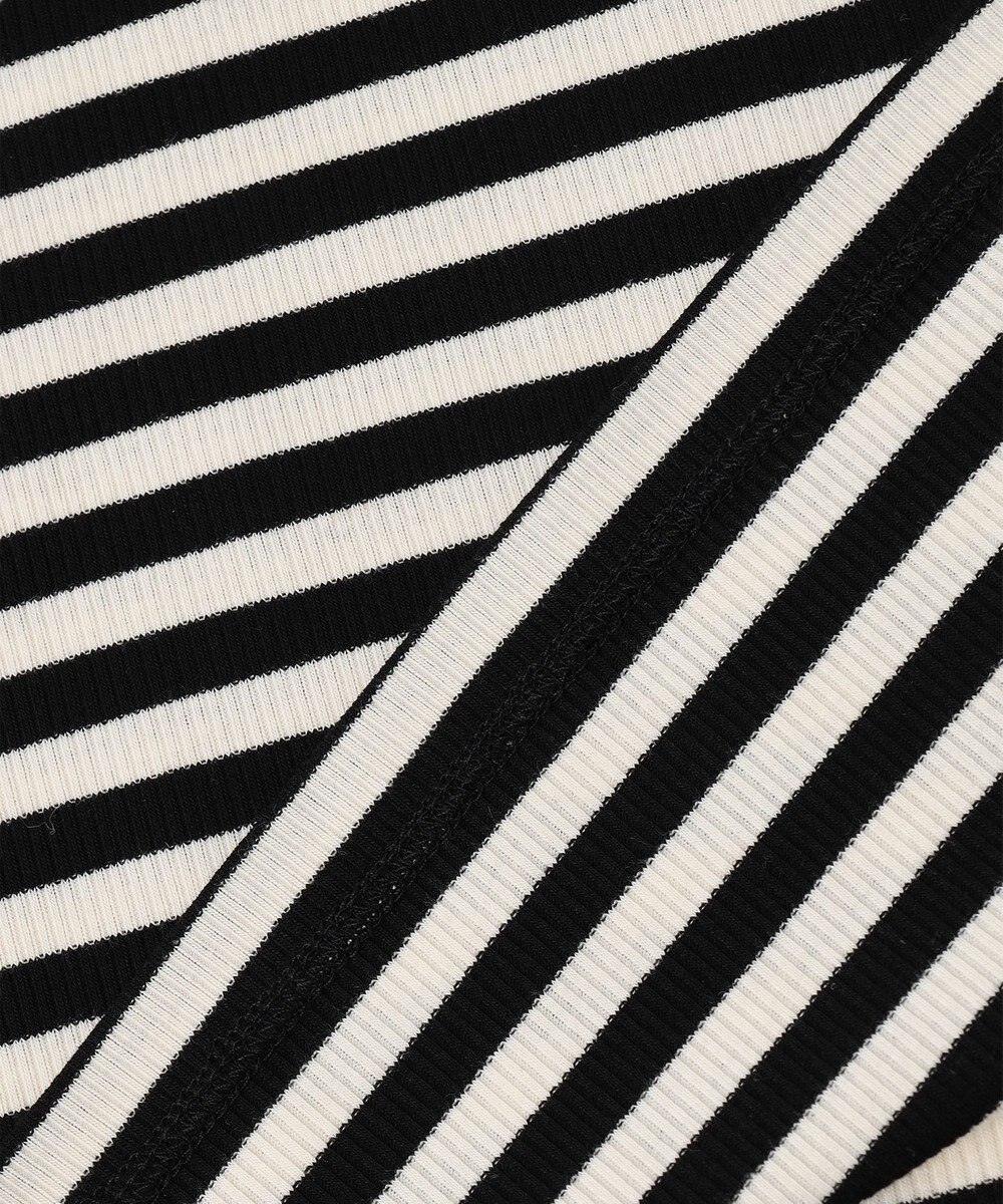 ANY SIS 【洗える】リブタートル カットソー 