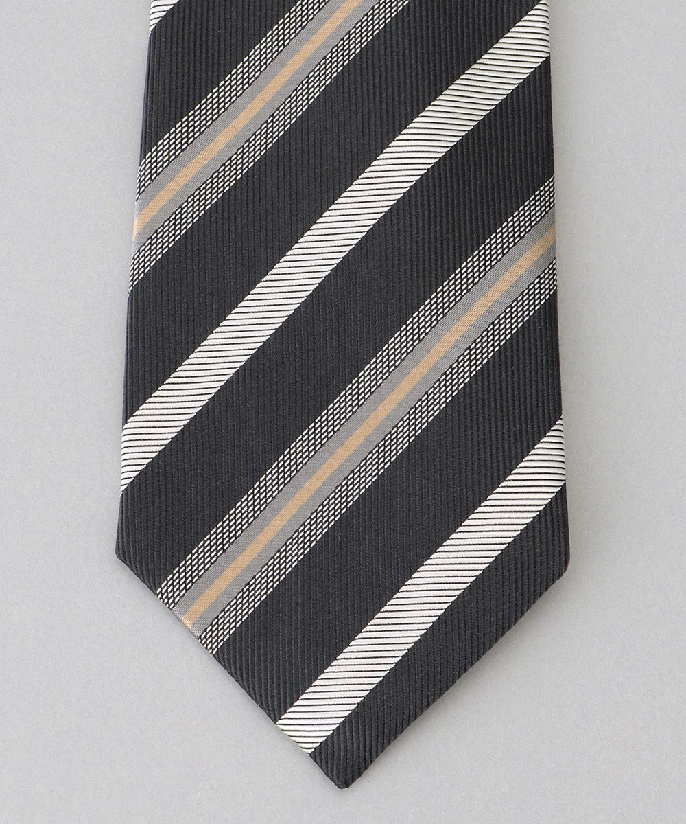 GOTAIRIKU GOTAIRIKU別注【日本製】シルク ネクタイ_レジメンタル 