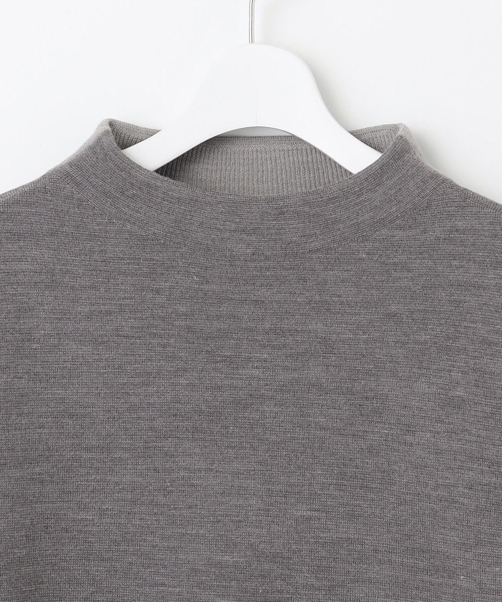 自由区 【セットアップ対応】ウールミラノボトルネック ニット 