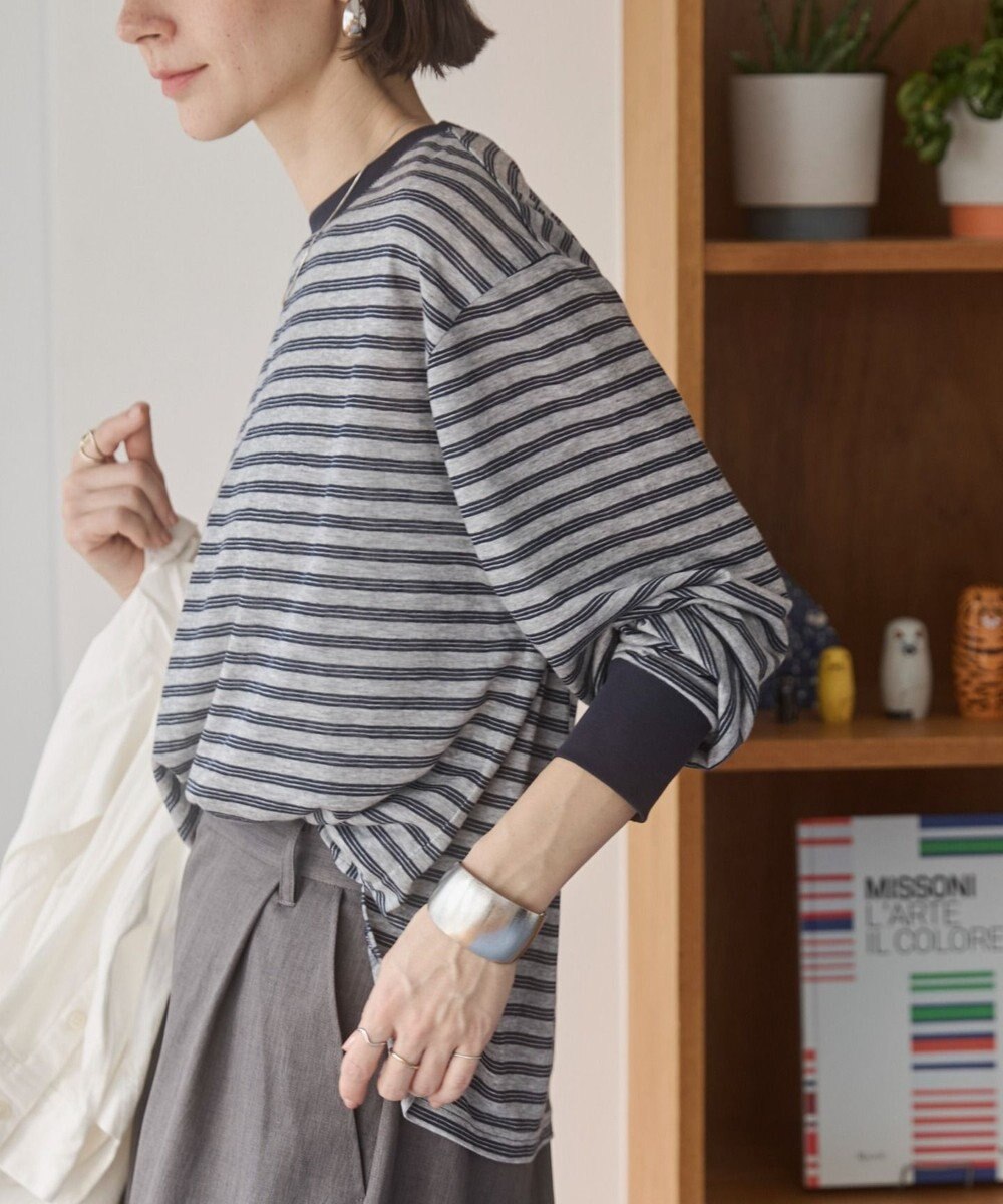 WEGO 【ANGIE VINTAGE】シアースラブボーダーロンＴ 