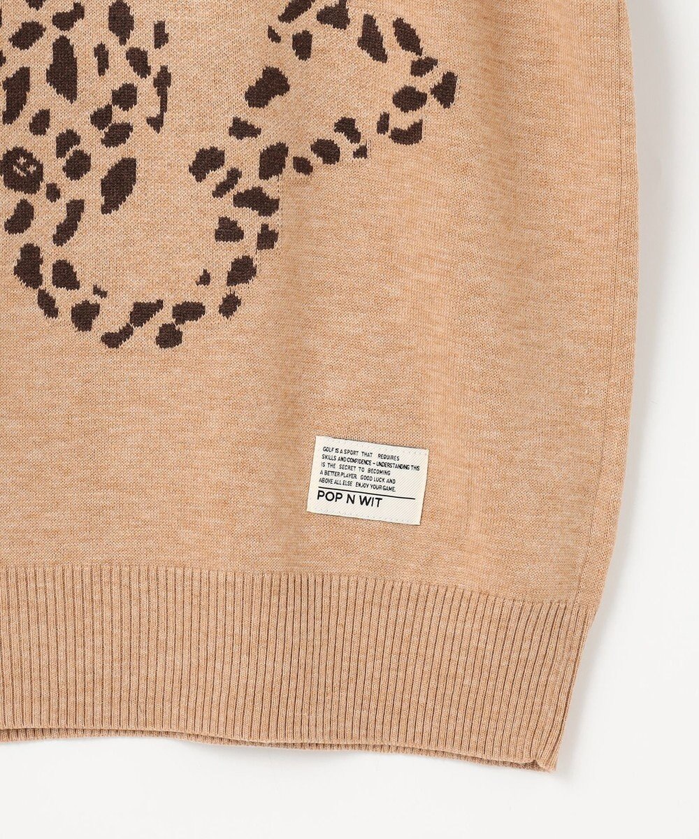 PW CIRCULUS 【MEN】LEOPARD ジャガードニット 