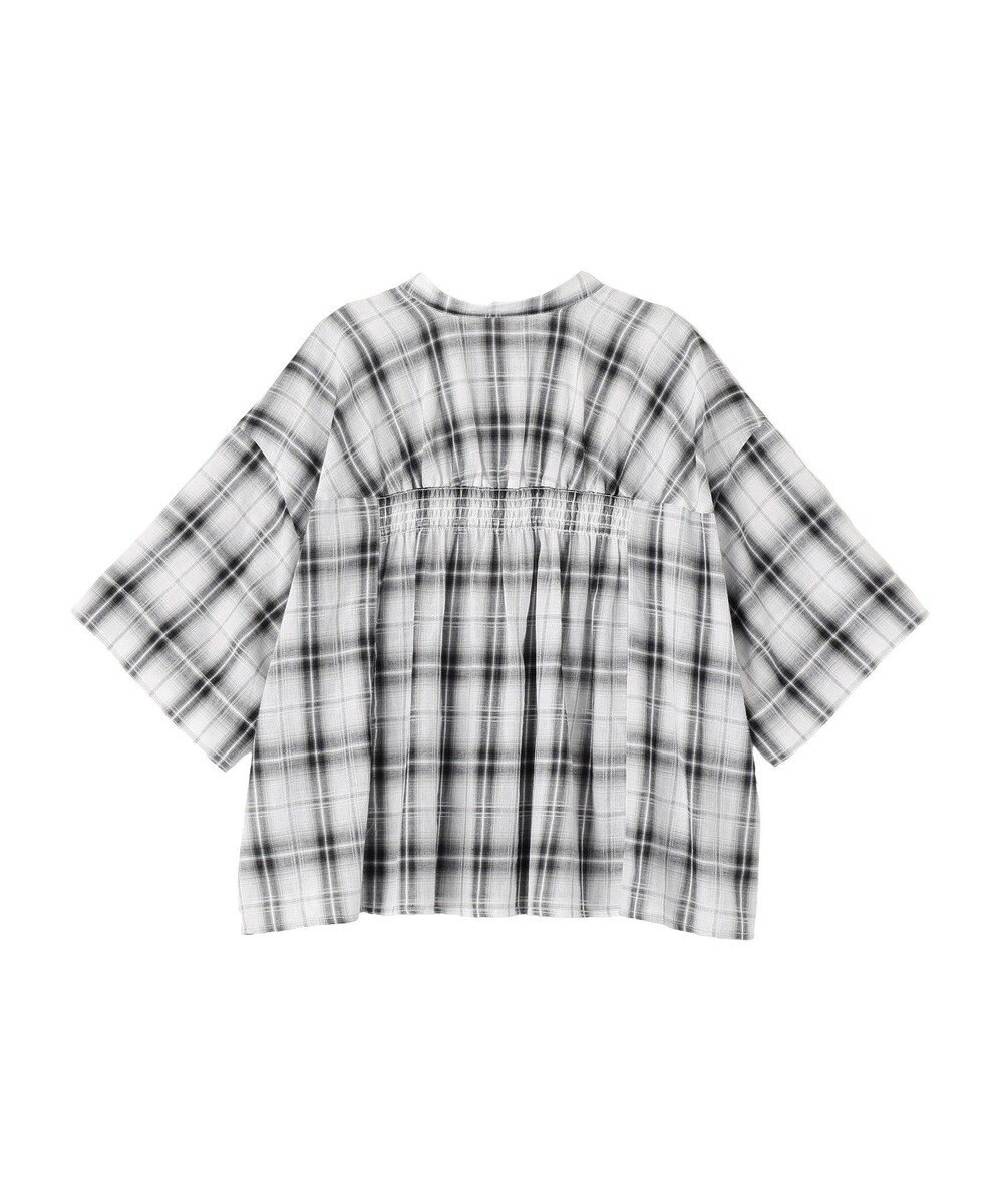 CRAFT STANDARD BOUTIQUE バックギャザーポンチョシャツ 