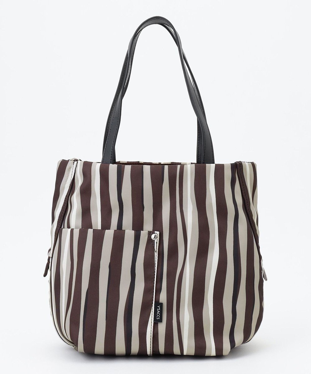 Y'SACCS 【ムック本掲載】ドローイングストライプ　ミニトートバッグ 