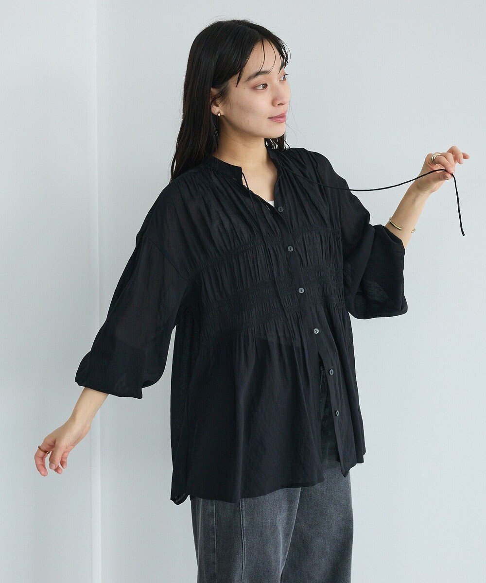 CRAFT STANDARD BOUTIQUE ウ゛ィンテージボイルロングスリーブブラウス 