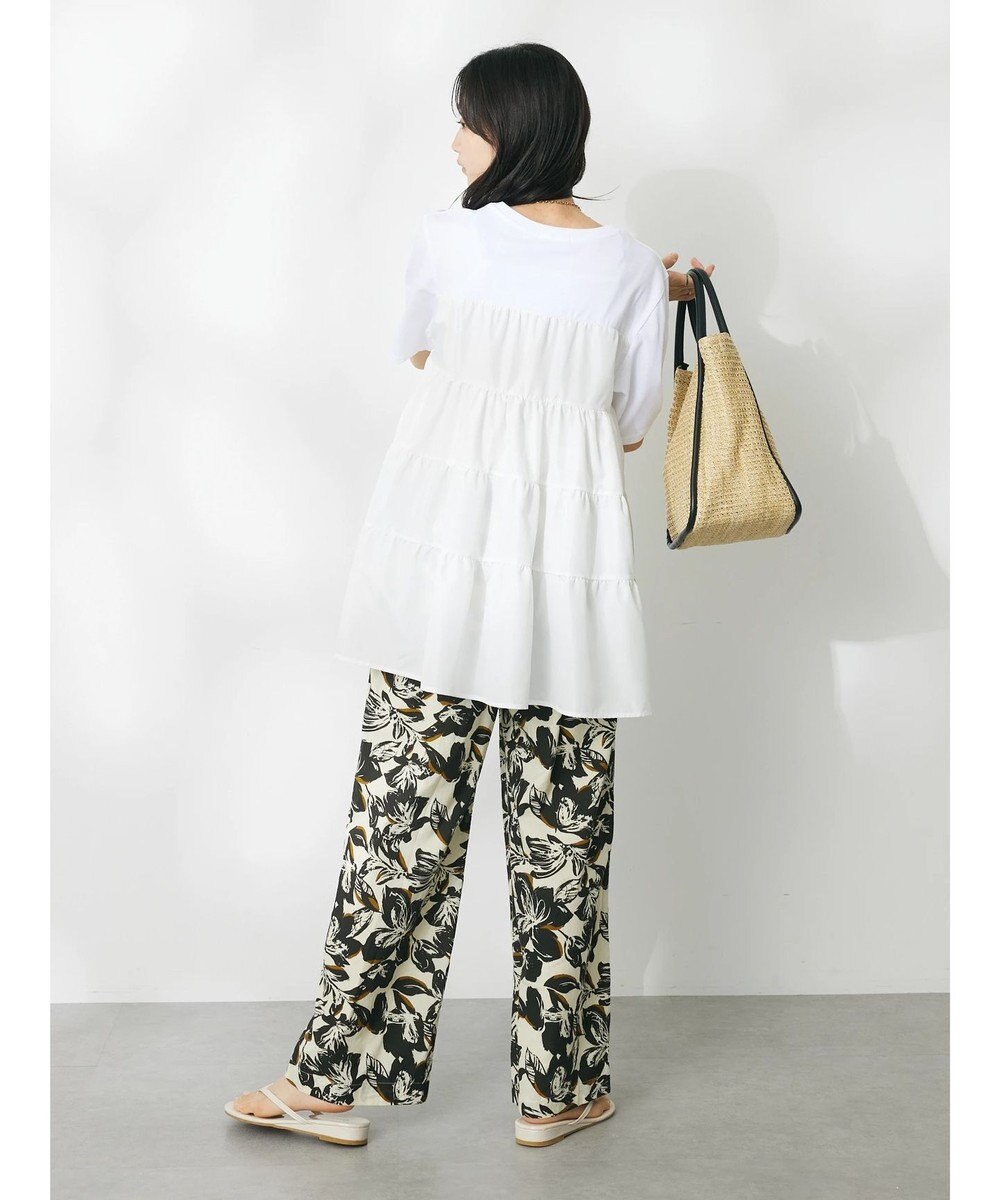 CRAFT STANDARD BOUTIQUE 異素材ティアードカットチュニック 