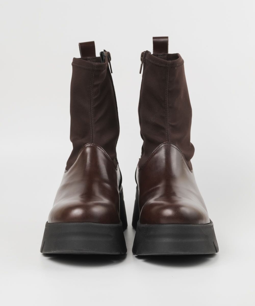 BONTRE 【BONTRE/ボントレ】厚底ストレッチミドルブーツ/40101-UA 