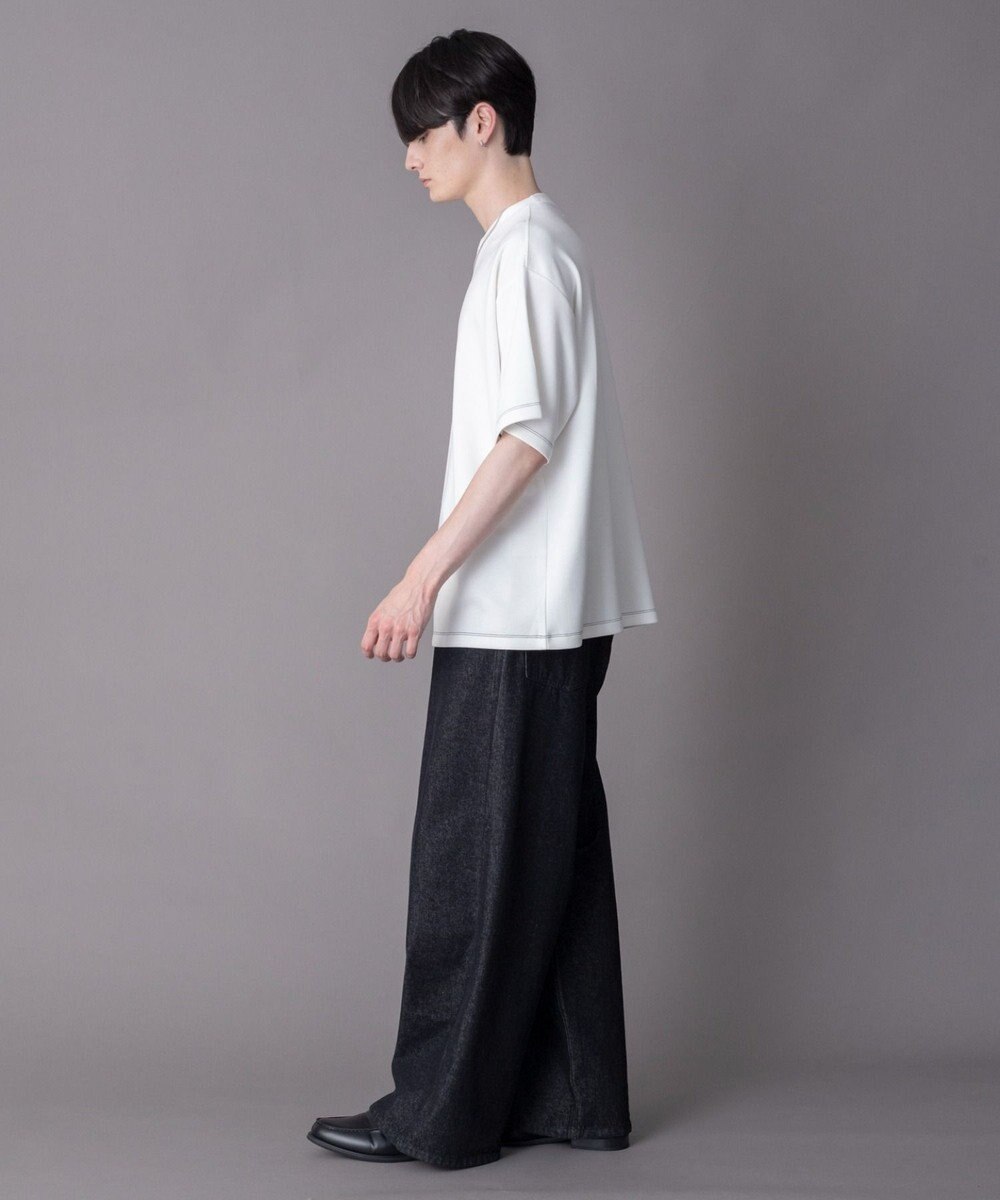 WEGO 【機能T/ユニセックス着用ITEM】カラーステッチワンポイントT（SS） 
