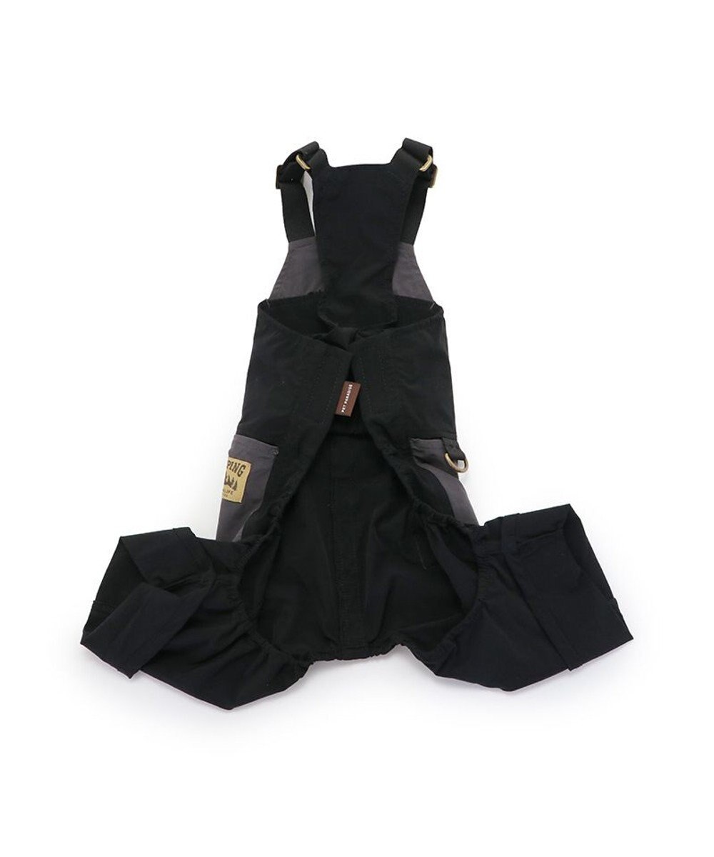 PET PARADISE ペットパラダイス オーバーオール ミリタリ ブラック 【小型犬】 