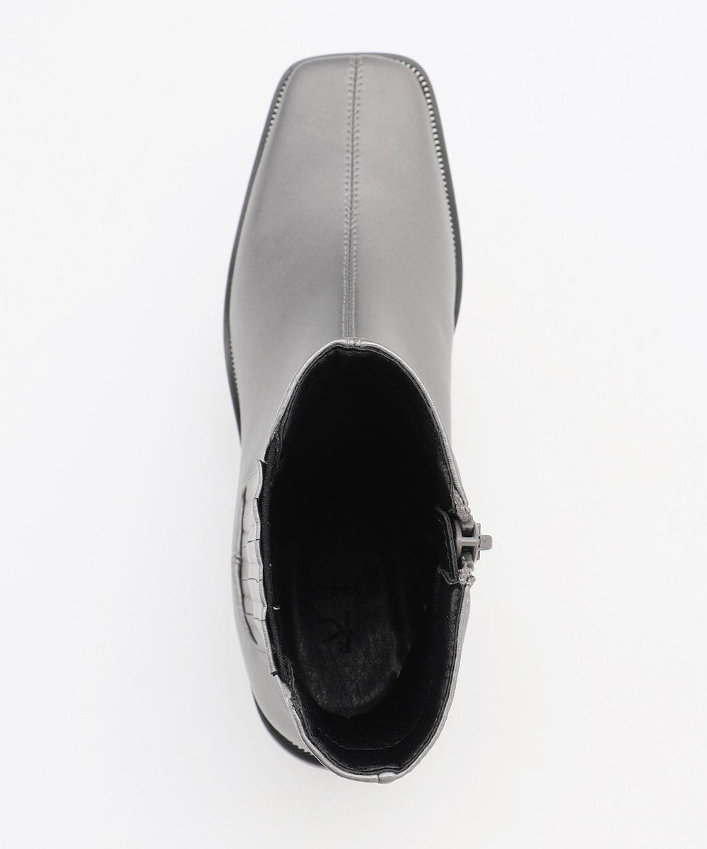 組曲 スクエアトゥショートブーツ 