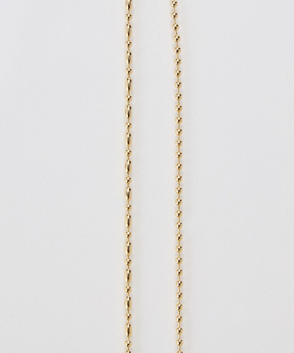 Phoebe 【金属アレルギー対応】リンキーデザインロングチェーンネックレス　ゴールド　ニッケルフリー 