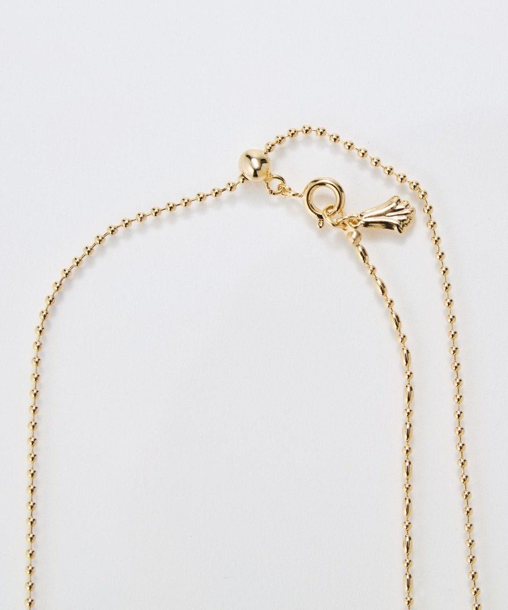 Phoebe 【金属アレルギー対応】リンキーデザインロングチェーンネックレス　ゴールド　ニッケルフリー 