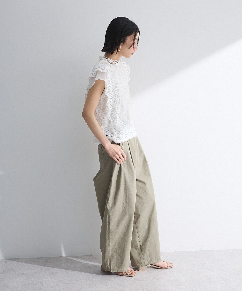 Green Parks ・Ｐｅｔｉｔ　Ｆｌｅｕｒ　フレンチレーシーブラウス 