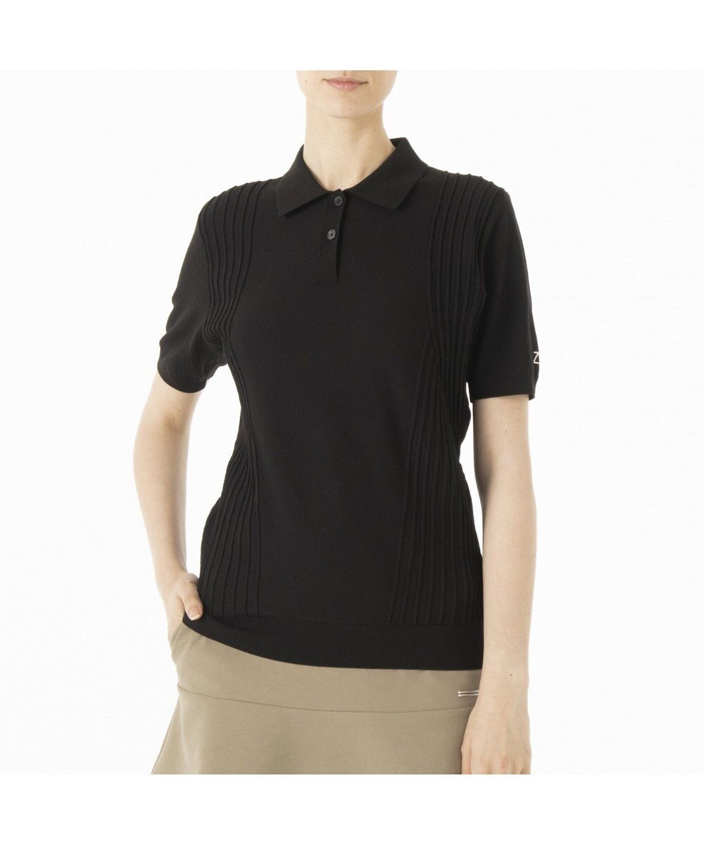ZERO HALLIBURTON 【雑誌掲載】ニットポロシャツ ZHG-W5S7a 82982 