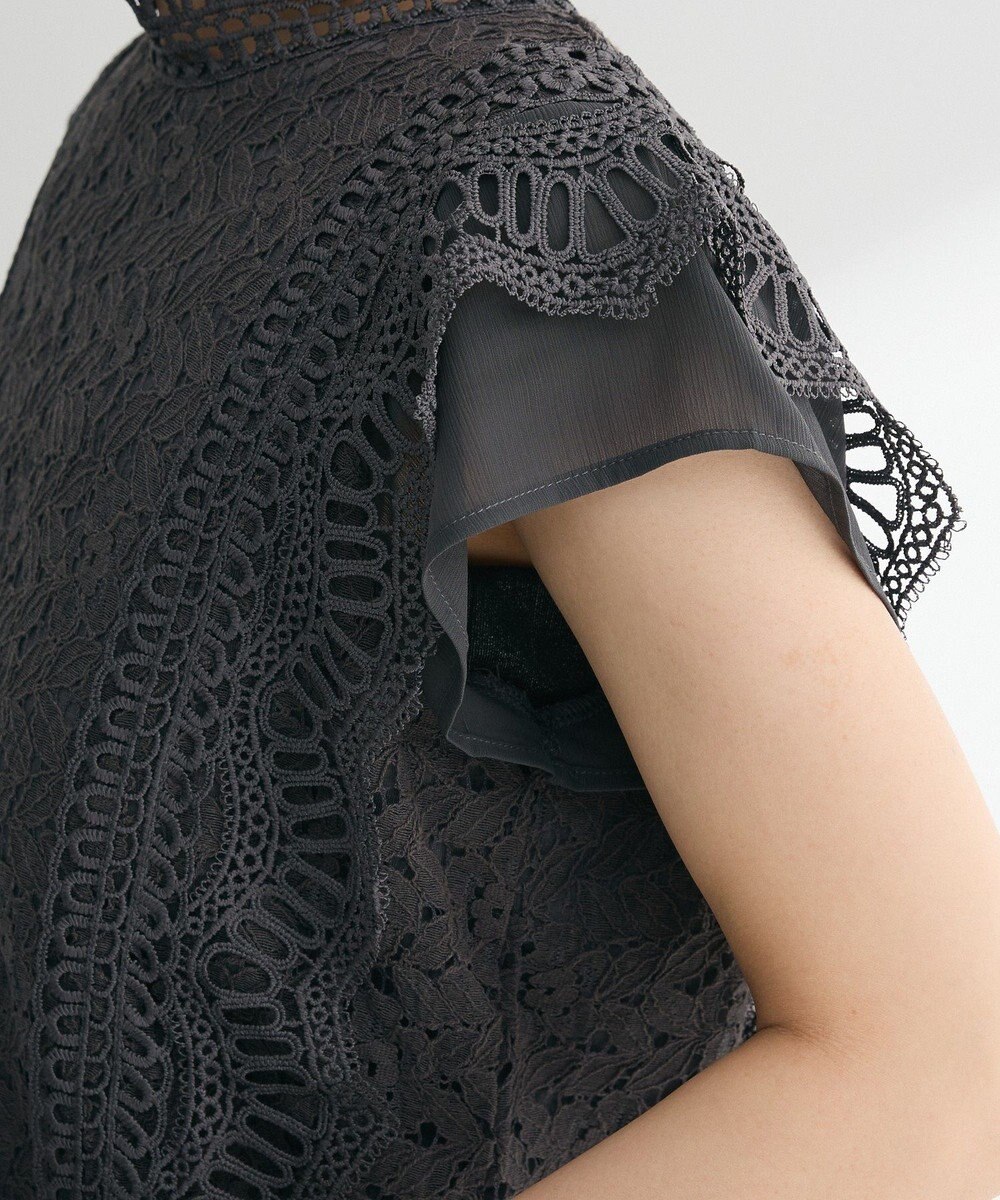 Green Parks ・Ｐｅｔｉｔ　Ｆｌｅｕｒ　フレンチレーシーブラウス 