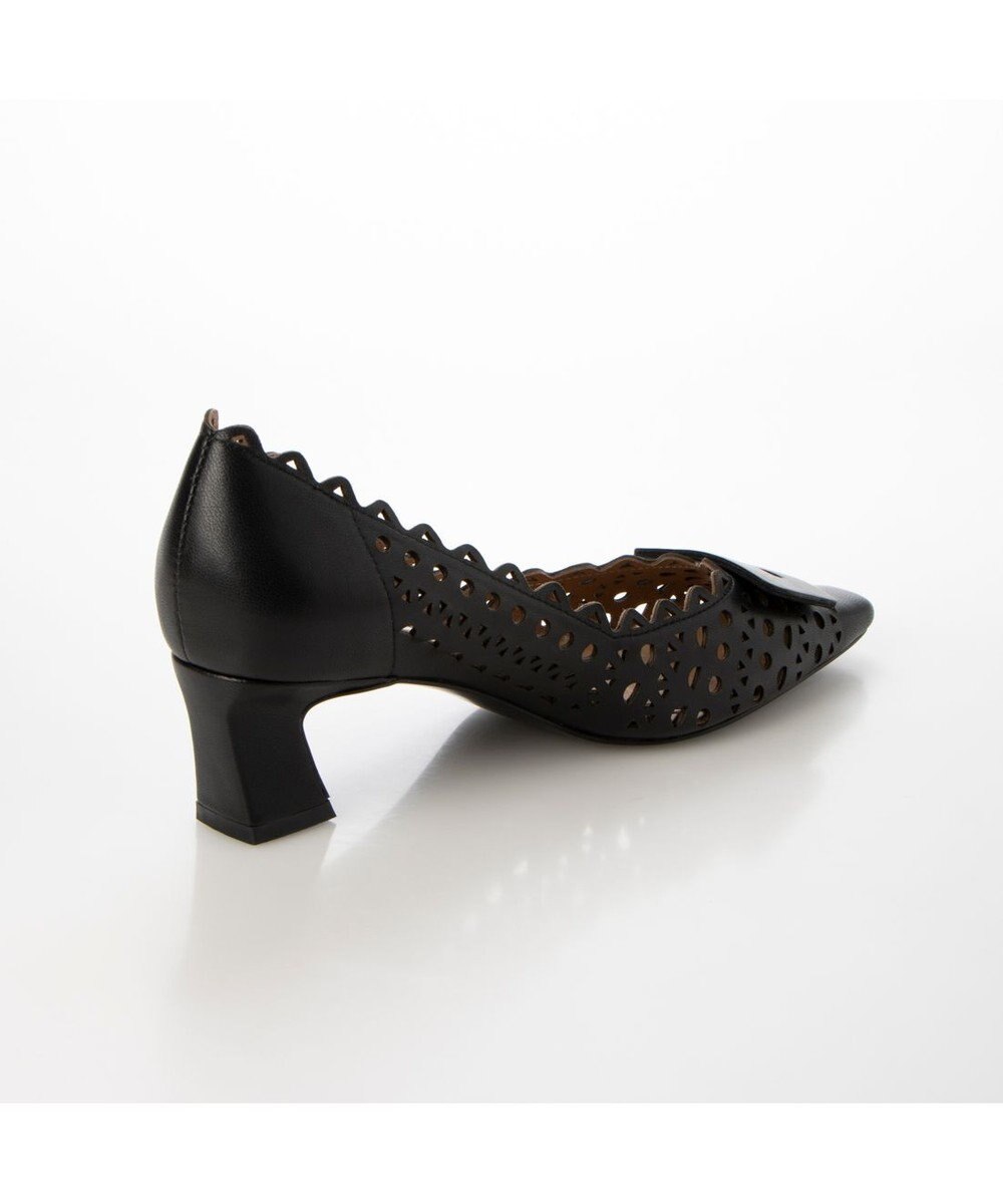 MODE ET JACOMO <MODE ET JACOMO>レーザーカットバックルモチーフパンプス 