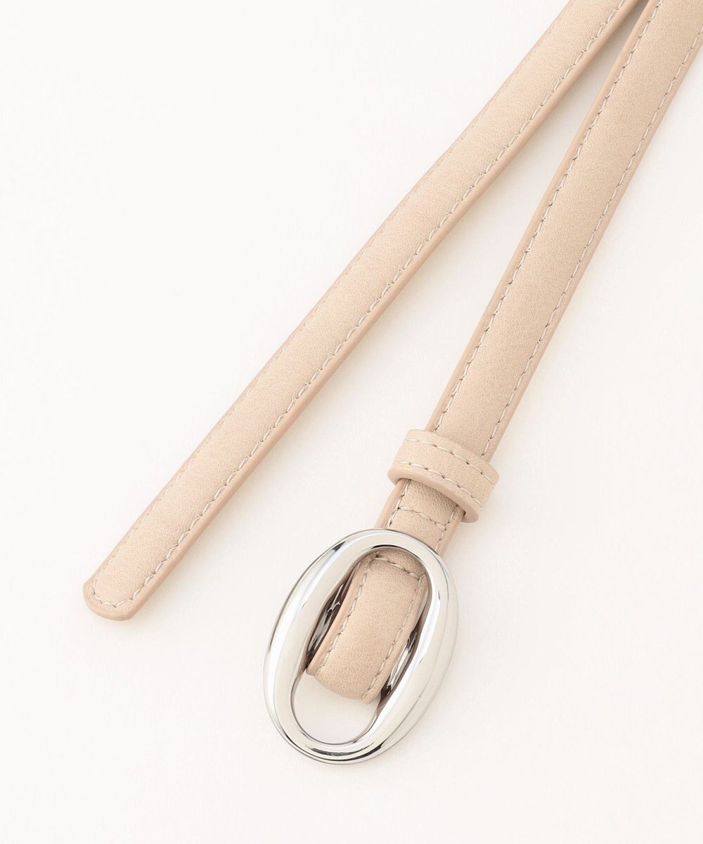 ANY バックルデザインナローベルト 