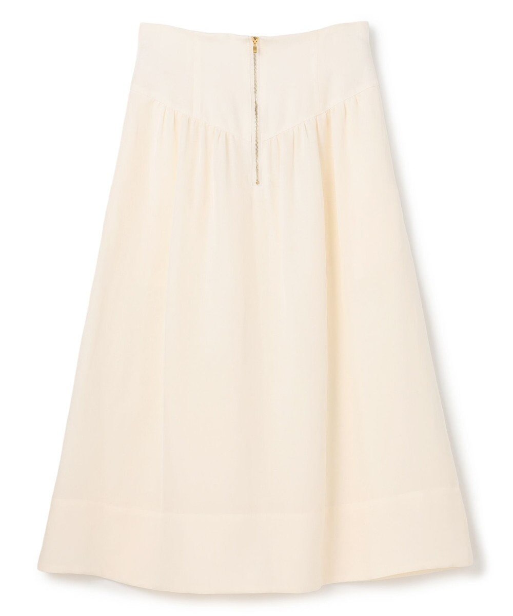BEIGE， BERNARD / リネン混 ゴールドジップ ハイウエススカート 