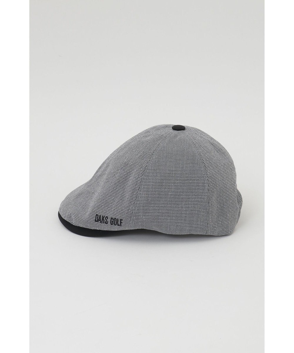 DAKS DAKS GOLFハウンドトゥース ハンティングキャップ 