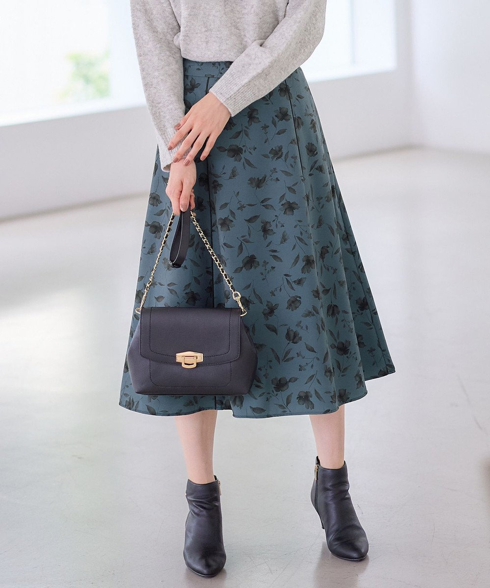 洗える】フローラルパターン スカート / any SiS S | ファッション通販