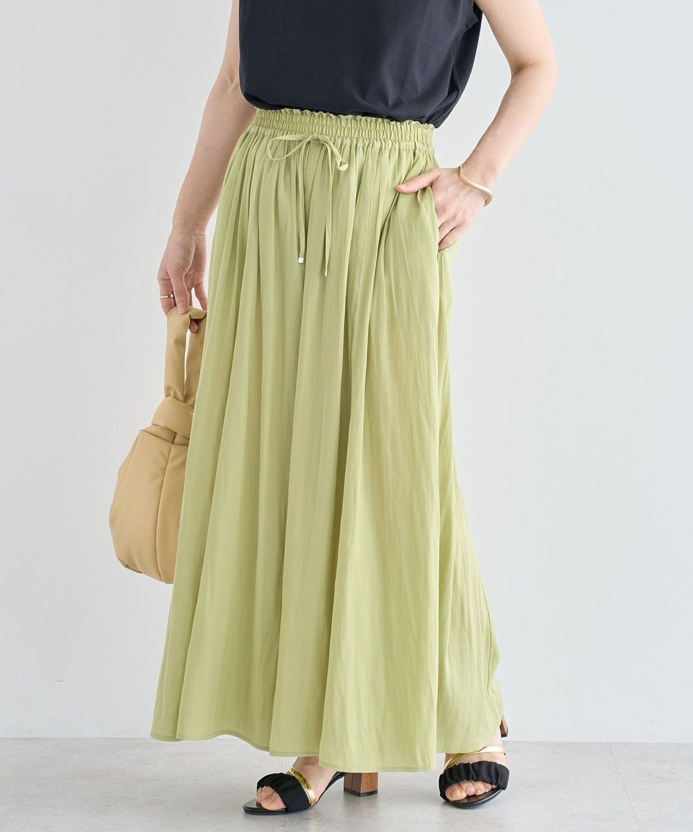 Green Parks サラフレワイドパンツ（無地） 