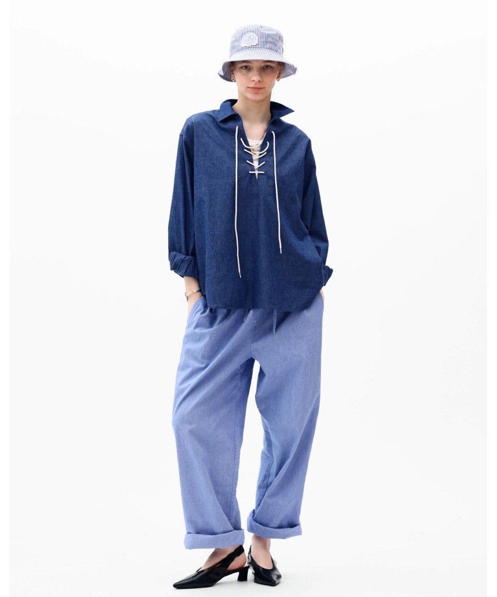 LENO CHAMBRAY PULLOVER / シャンブレーブラウス 