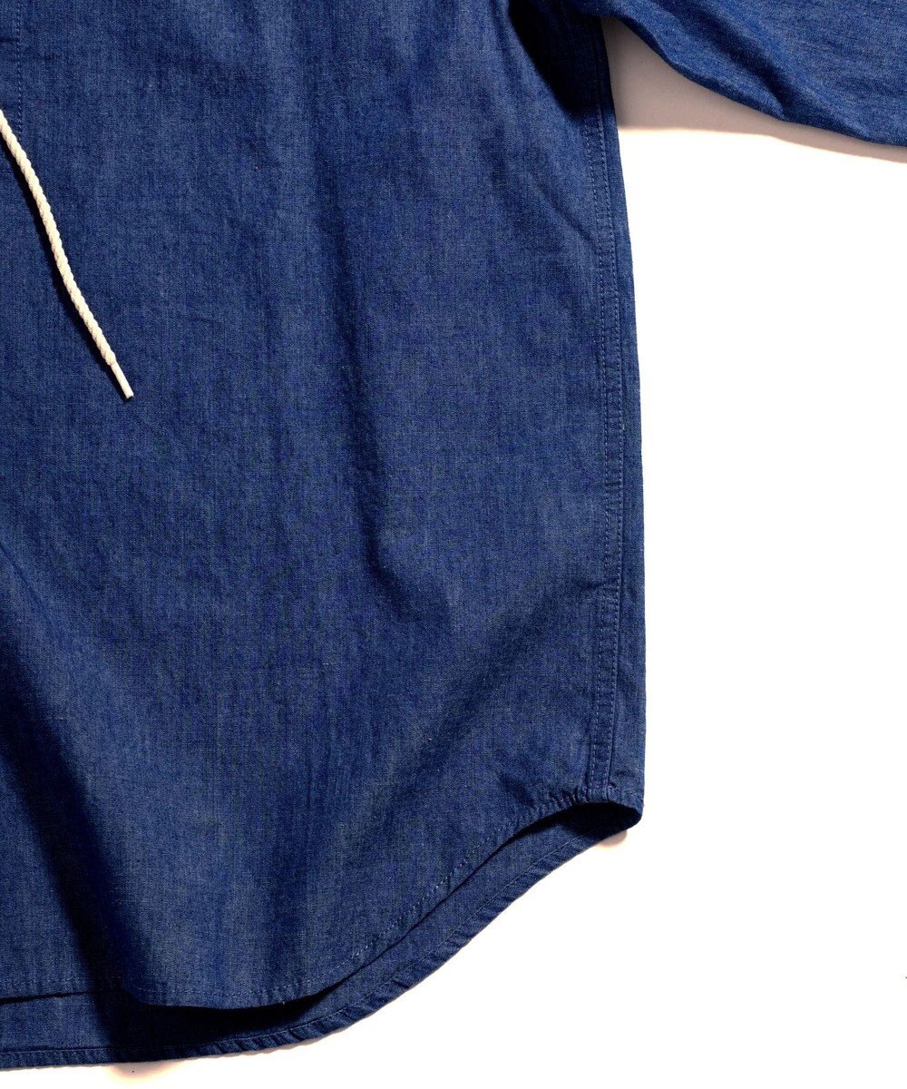 LENO CHAMBRAY PULLOVER / シャンブレーブラウス 