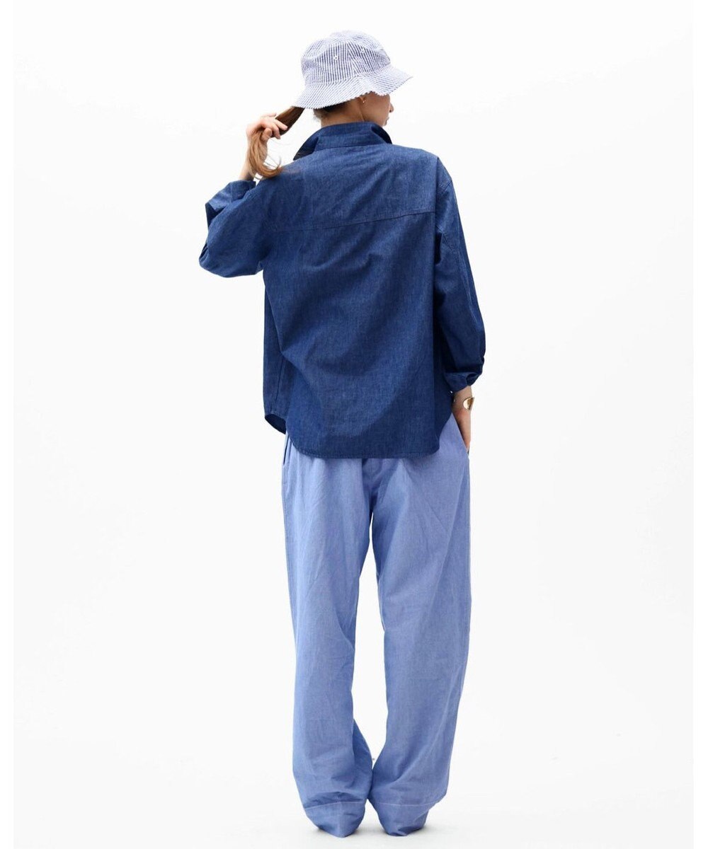 LENO CHAMBRAY PULLOVER / シャンブレーブラウス 