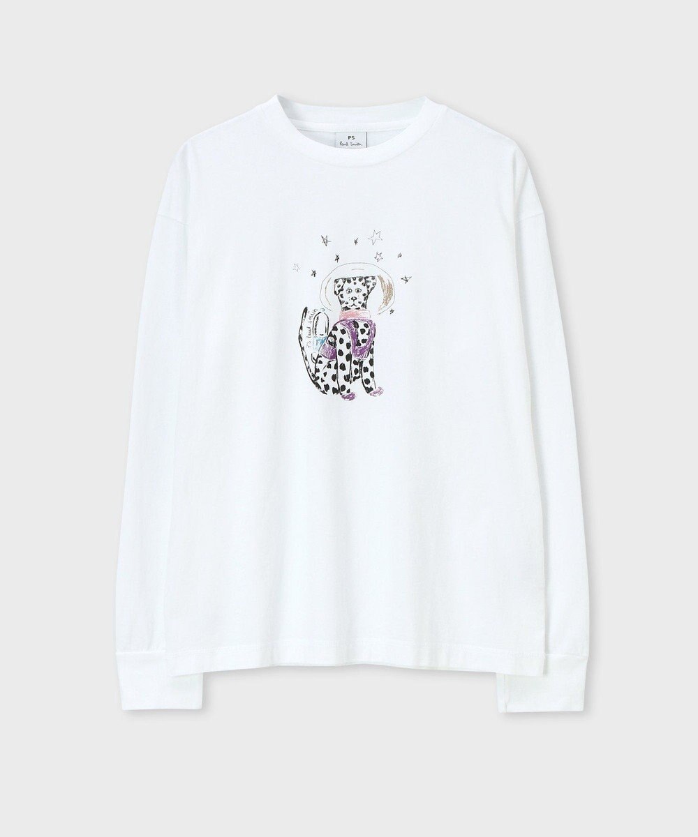 Paul Smith Space Dalmatian 長袖 Tシャツ ホワイト