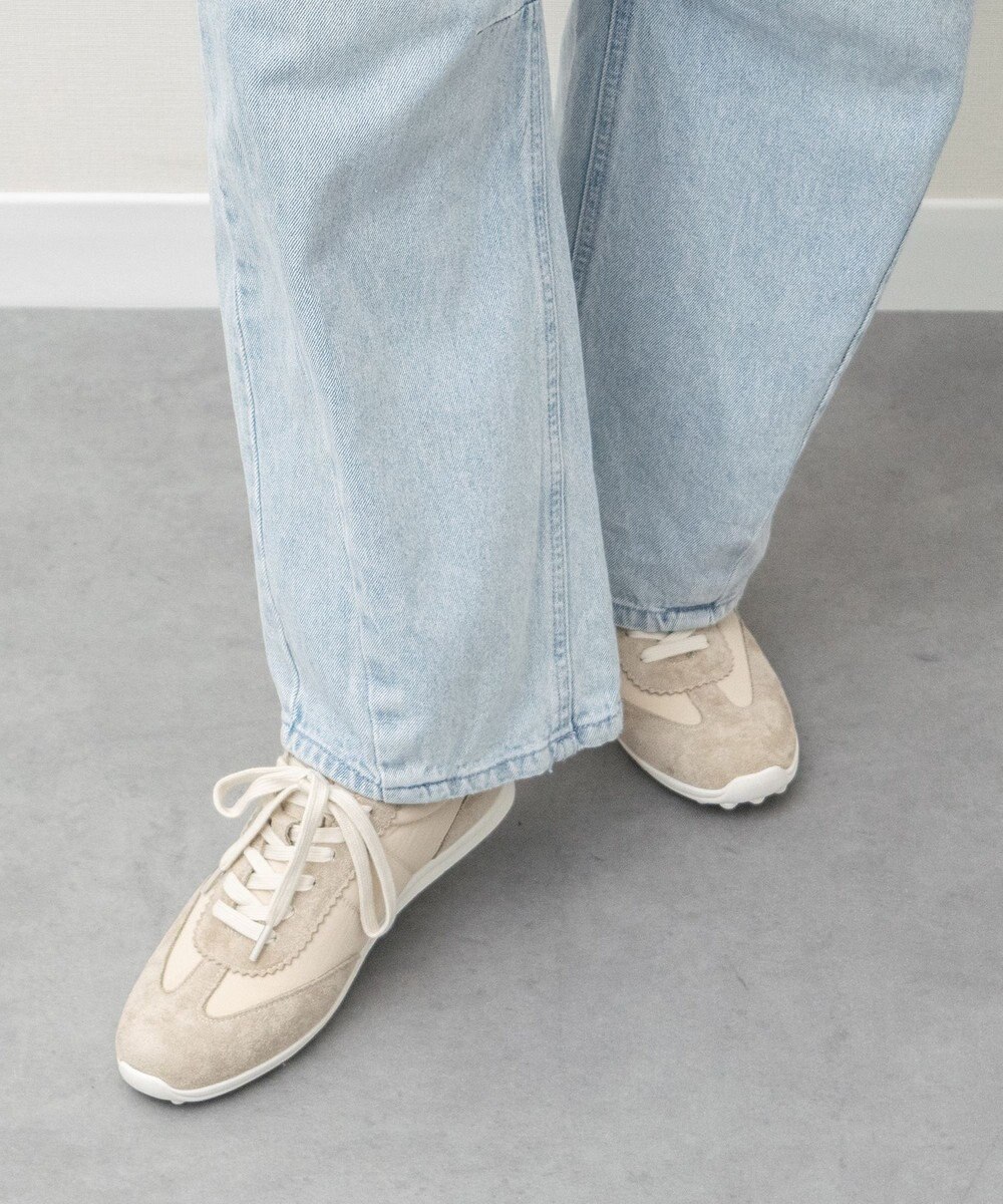 Bridget Birkin 【PARADIS COULEUR】異素材コンビロープロファイルスニーカー 