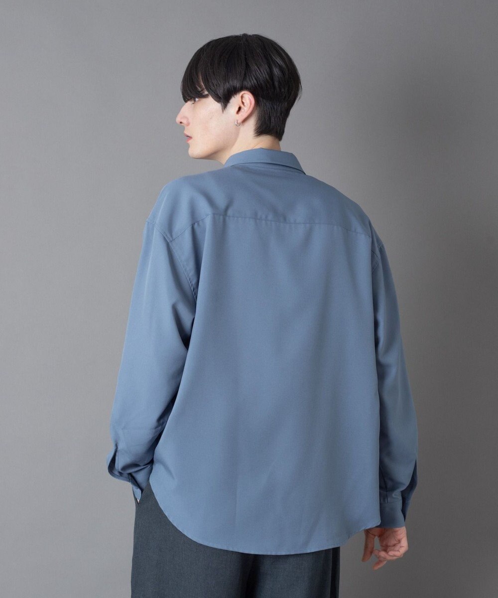 WEGO ワンポイントルーズシャツ（LS） 