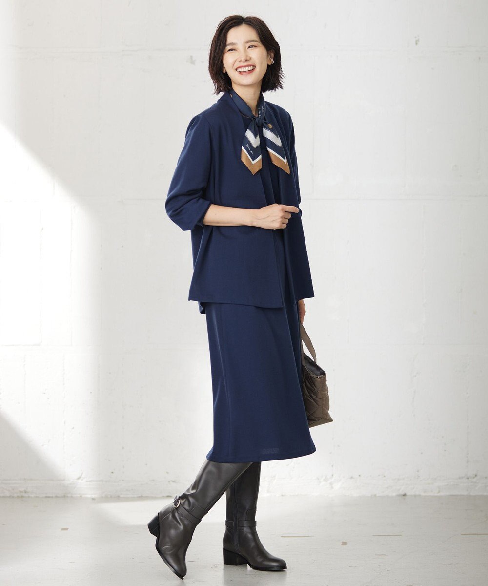 J.PRESS LADIES L セルロースリバー カーディガン 