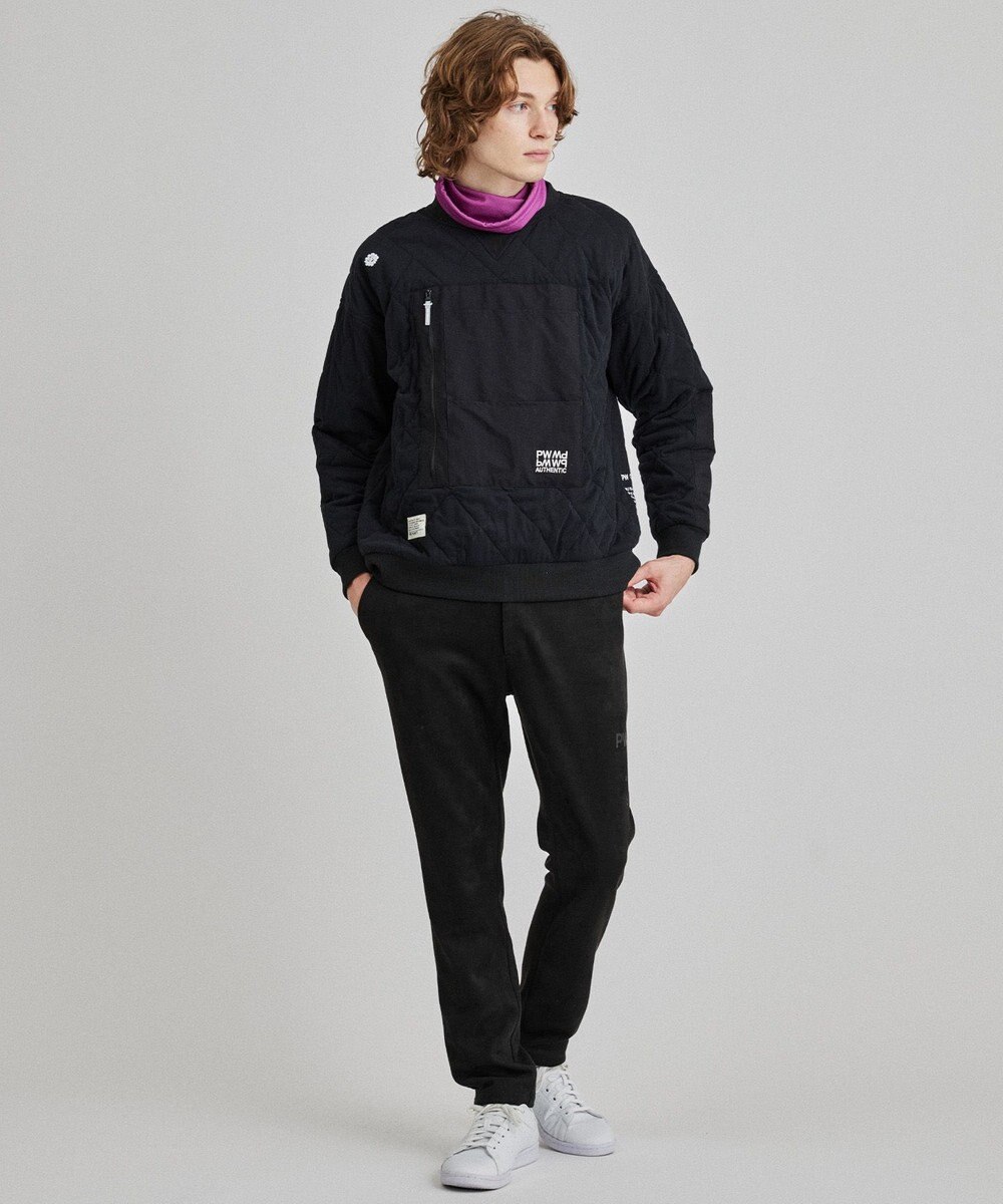 PW CIRCULUS 【MEN】中綿キルトスウェット 