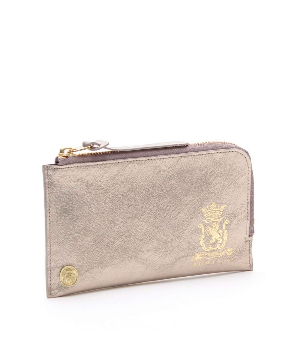 A.D.M.J. 【牛革】クラックメタル/イタリアンレザーオーガナイザーパース 