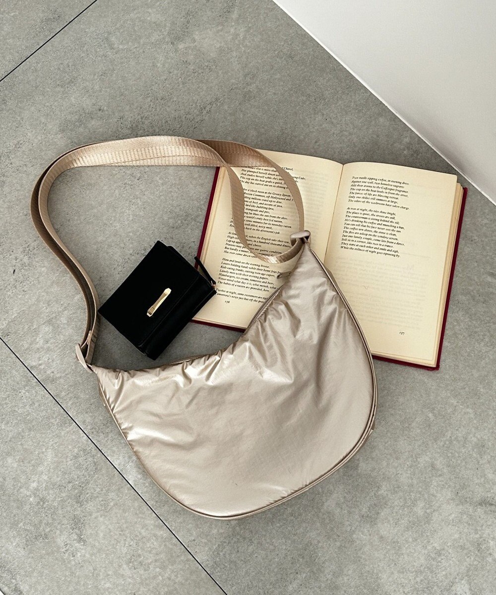 WEGO カラーハーフムーンショルダー 