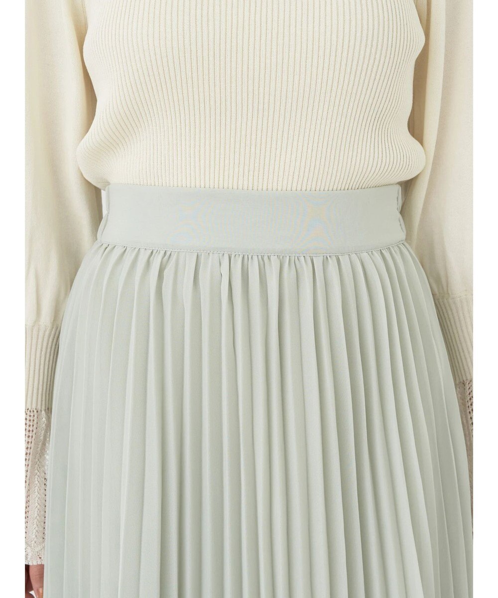 earth music&ecology すきな丈シフォンプリーツスカート 