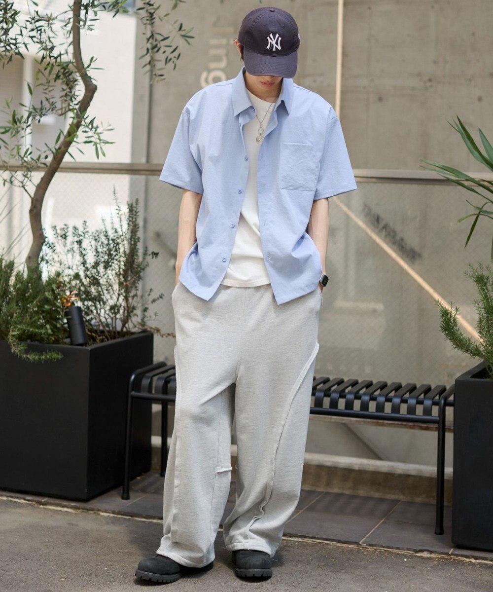 WEGO クロップドSSムジシャツ 