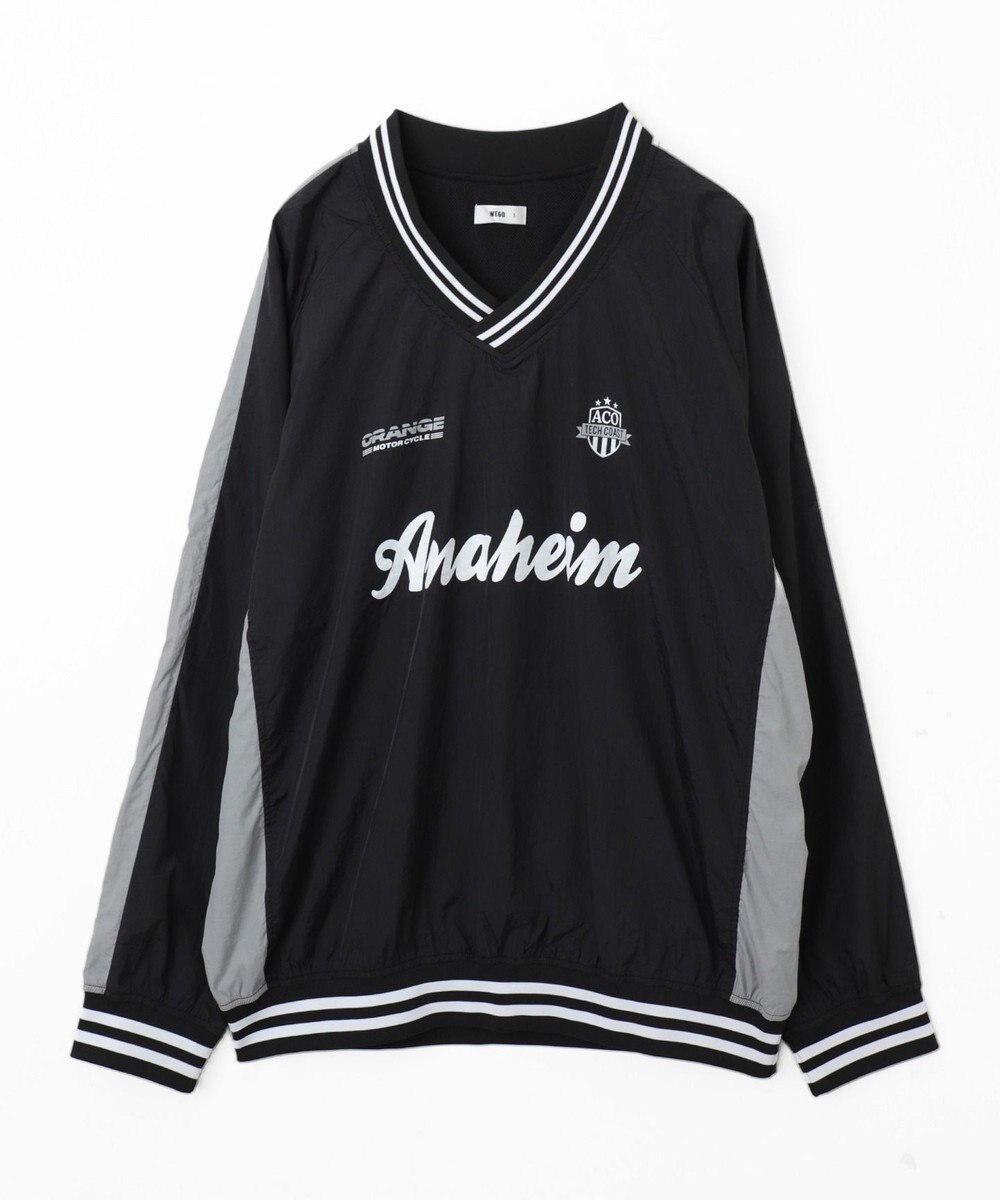 WEGO 【ユニセックス着用ITEM】ナイロングラフィックプルオーバー 