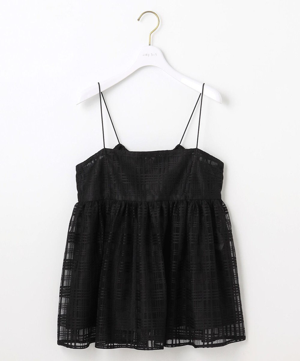 ANY SIS 【洗える】ラッセルレース キャミソール 