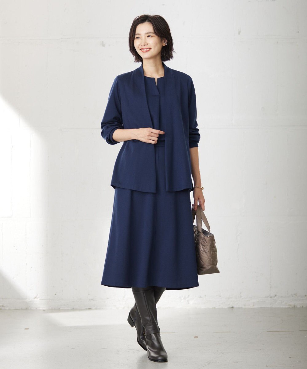 J.PRESS LADIES L セルロースリバー カーディガン 