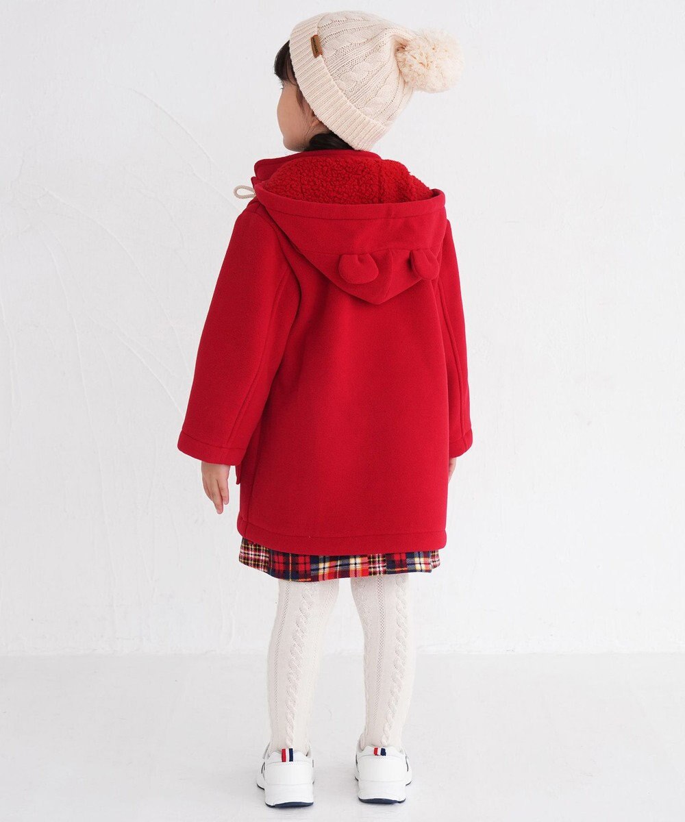 MIKI HOUSE HOT BISCUITS 【80-120cm】 フリースボンディング ダッフルコート 