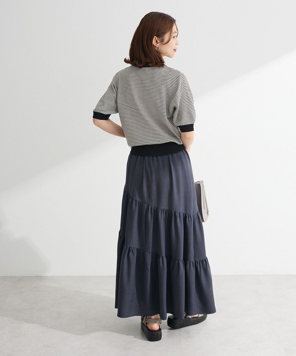 Green Parks ・ｓｗｉｎｇ　ｂｙ　マルチカラージャカードニット 