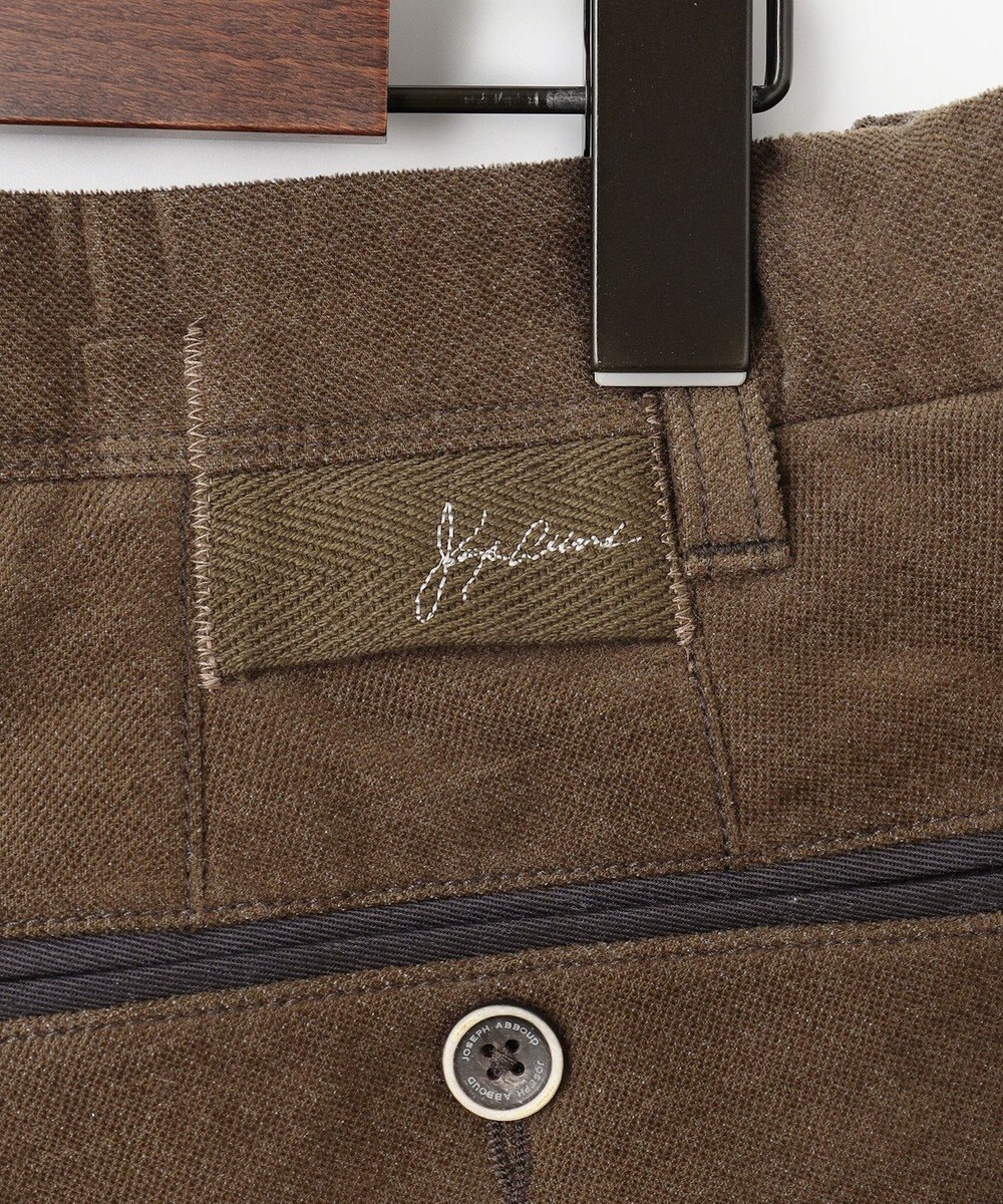 JOSEPH ABBOUD 【ウエストも伸びる！/2WAYストレッチ/暖かい/オーガニック】オーガニックコットン ウオーム パンツ 