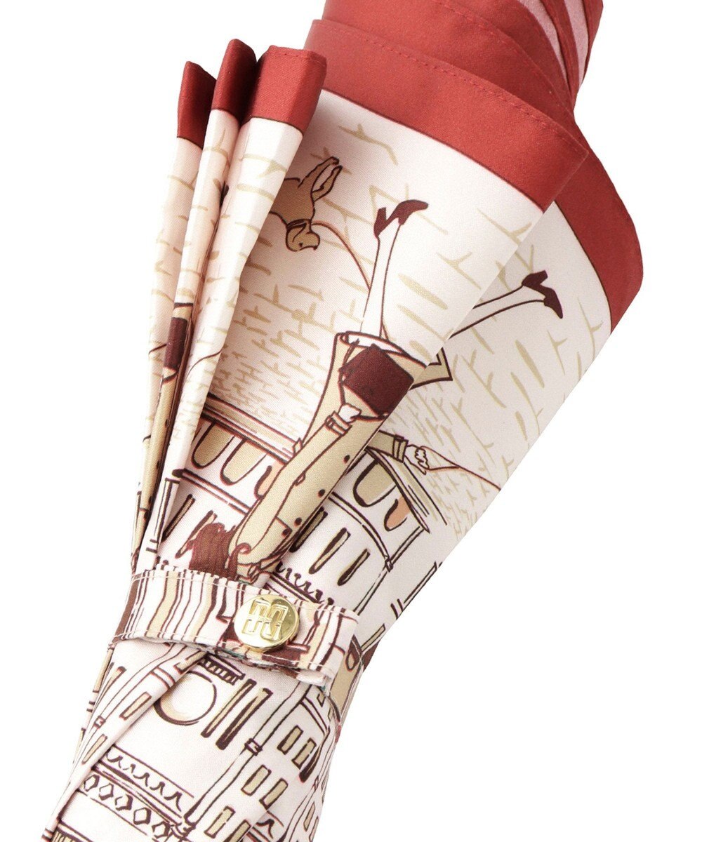 MOONBAT 【日本製】ダックス (DAKS) 長傘 街並みカラープリント 