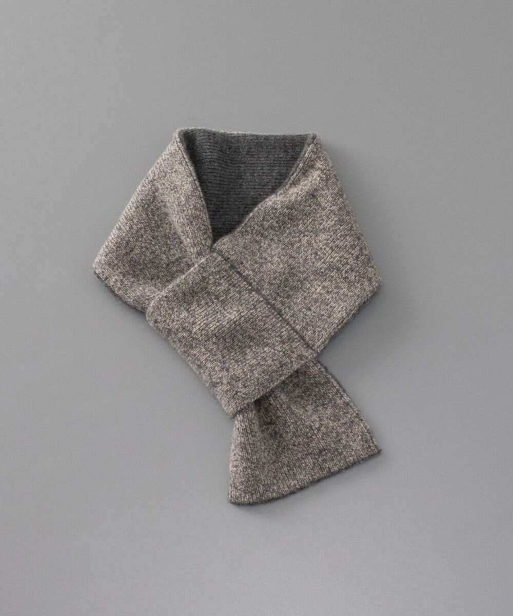 AURORA WEB限定 ウールニット リバーシブル マフラー 