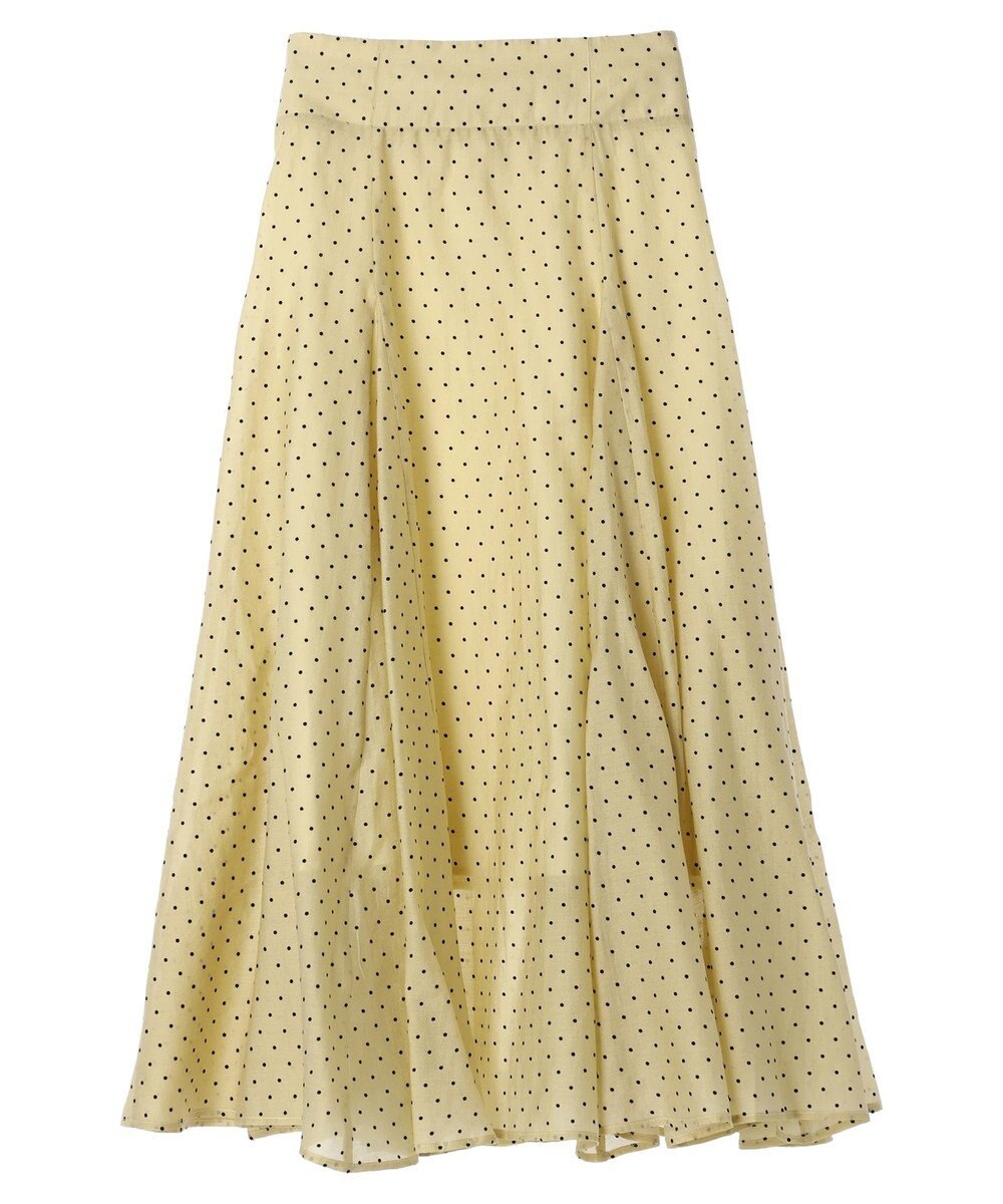 Green Parks AnriettMusee ドットフレアーロングスカート 