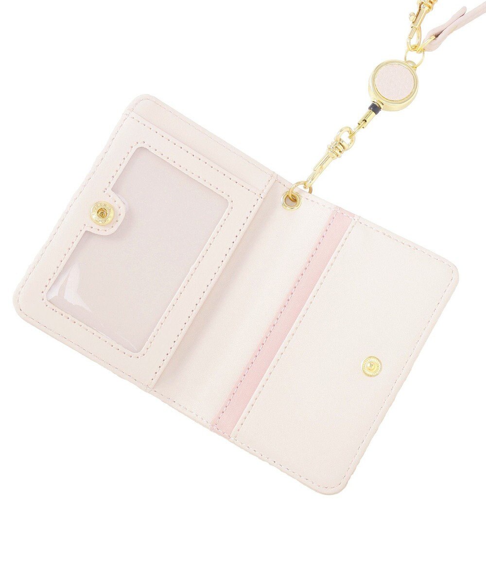 Maison de FLEUR 二つ折りリールパスケース 