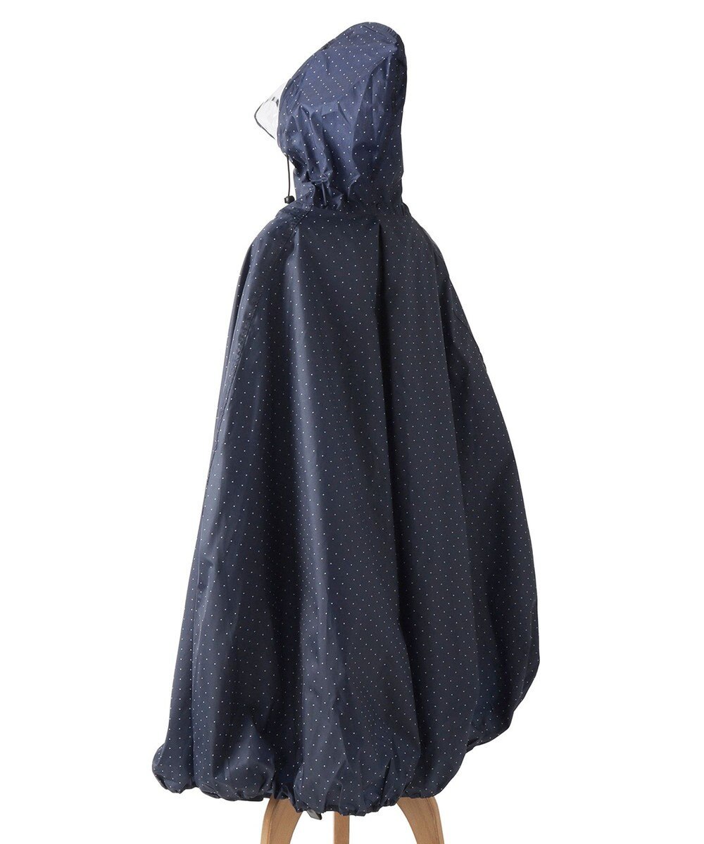 MOONBAT FLAT PURE サイクル レインポンチョ ドット 自転車 収納袋付き 