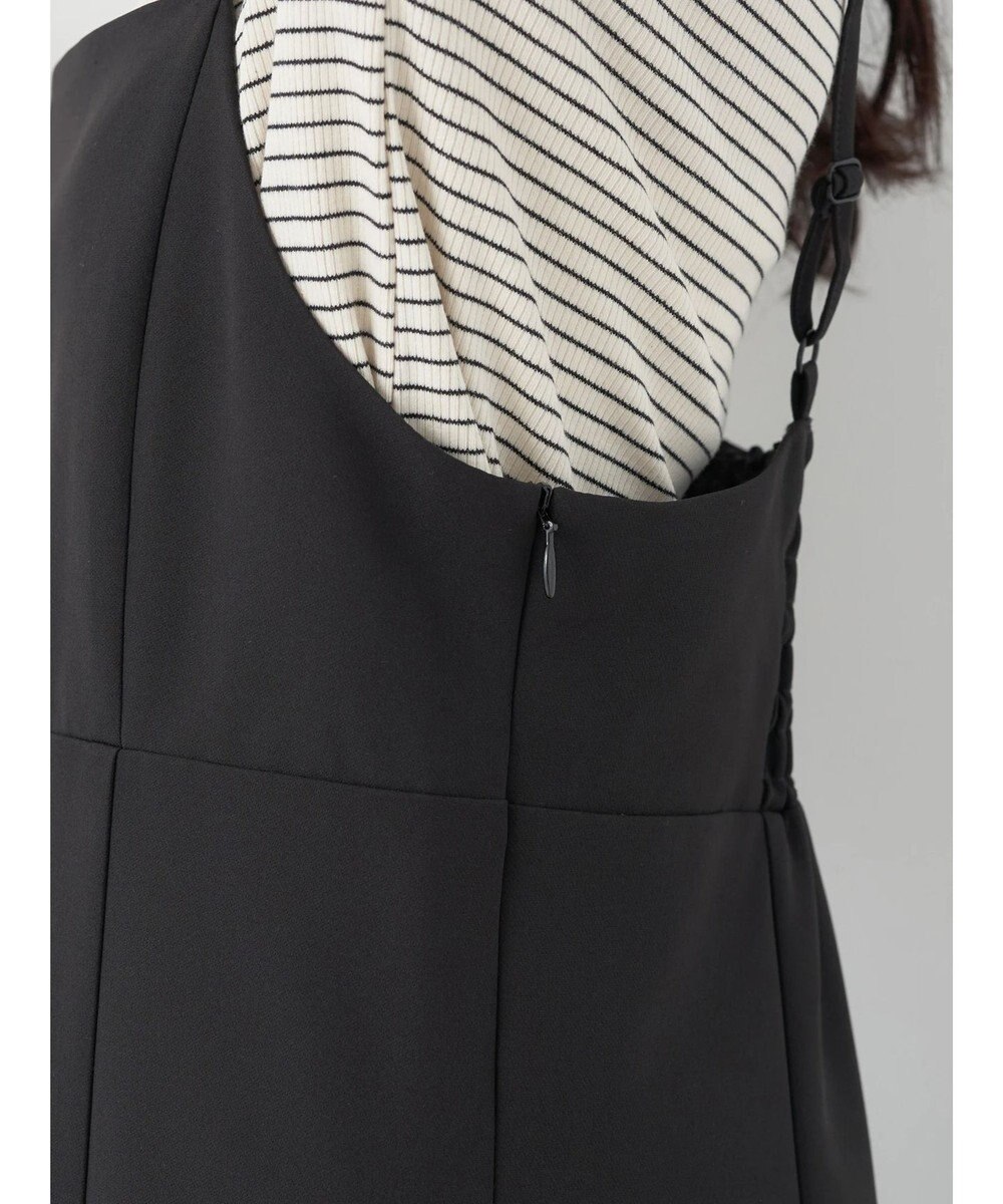 earth music&ecology バックスリットＩラインキャミワンピース 