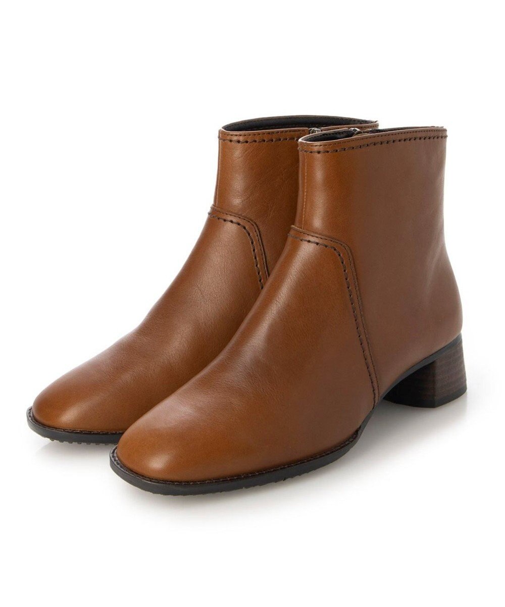 ing <ing>【WEB限定】スクエアトゥショートブーツ 